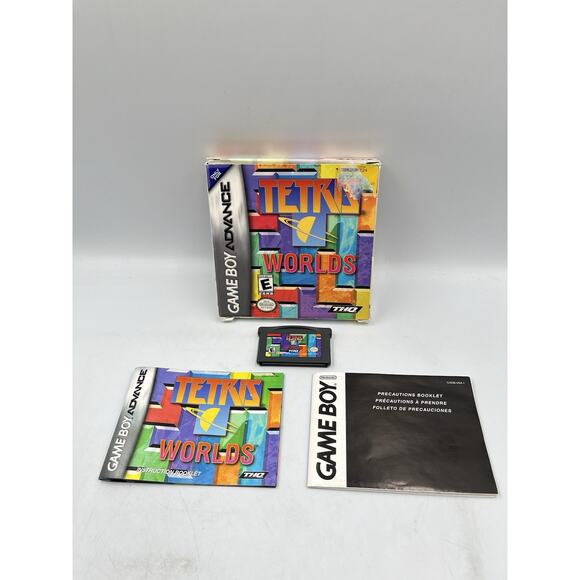 Tetris Worlds GBA Game Boy Advance Complete CIB! - Picture 1 of 16
